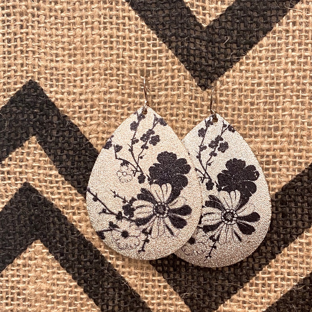 Silver earrings